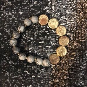 Grey marble bracelet
